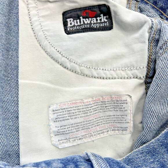 Bulwark FR PEJ20C4 18.0 Cat 2 Protection Relaxed Fit Boot Cut Jeans Size 36 - Picture 14 of 14